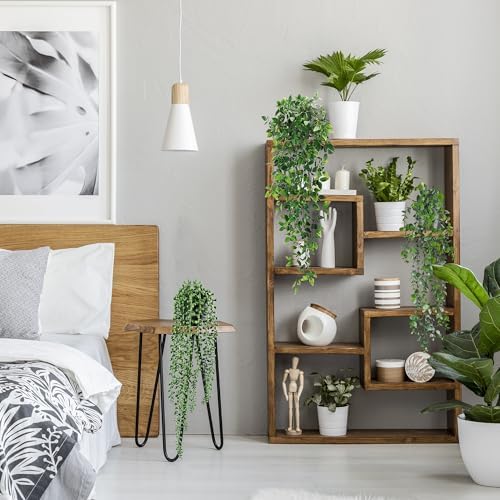 USLAI Artificial Hanging Plants Vine 4 Pack Set