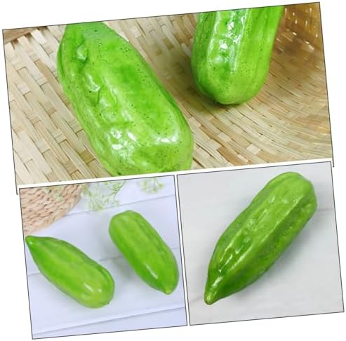 LIFKOME 3pcs Artificial Bitter Gourd Models