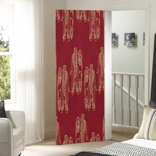 Susiyo Golden Little Elephant Halloween Door Cover