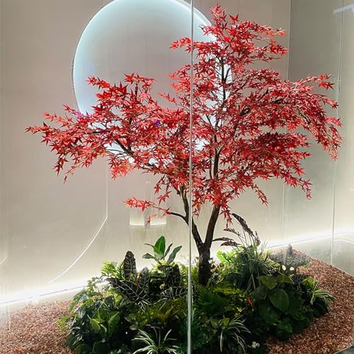 ESRADA Decorative Artificial Red Maple Tree 1x06m