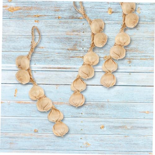 MAGICLULU Artificial Garlic String 2 Pack for Home Decor