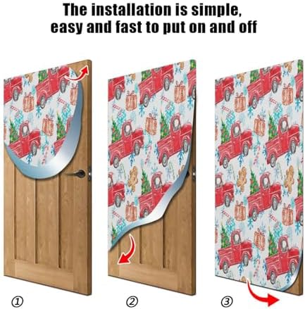 Susiyo Festive Door Cover with Snowflakes Design