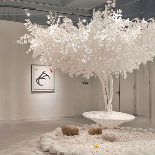 Handmade White Artificial Banyan Tree 1x08m