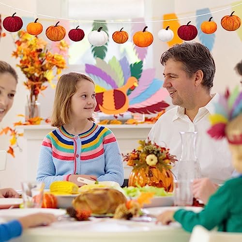 Sotiff 24 Pcs Fall Mini Tree Ornament Set