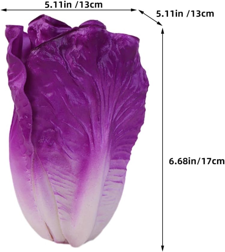 Realistic Artificial Lettuce Decoration for Home Kitchen
