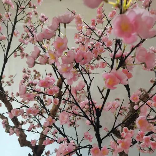 Artificial Plum Blossom Tree 1mx08m for Home Office Decor