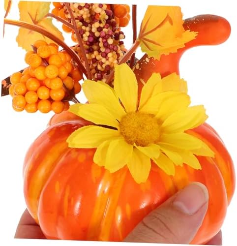 HOMSFOU Halloween Artificial Pumpkin Decor