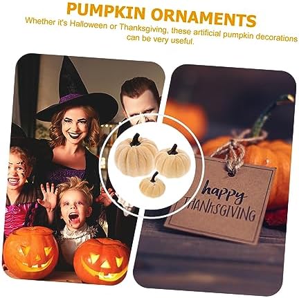 ULDIGI 6pcs Artificial Pumpkins Realistic Halloween Decor
