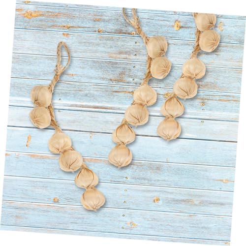 STOBAZA 2pcs Artificial Garlic String Decor