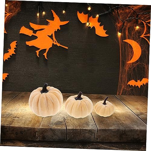 Zerodeko 6Pcs Artificial Pumpkins for Halloween Decor