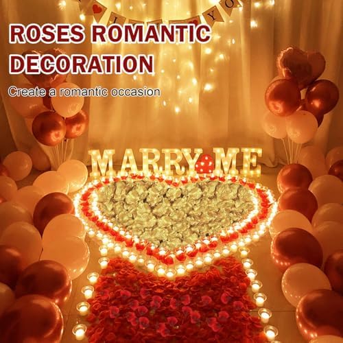 1000PCS Gold Rose Petals Artificial Flower Decorations