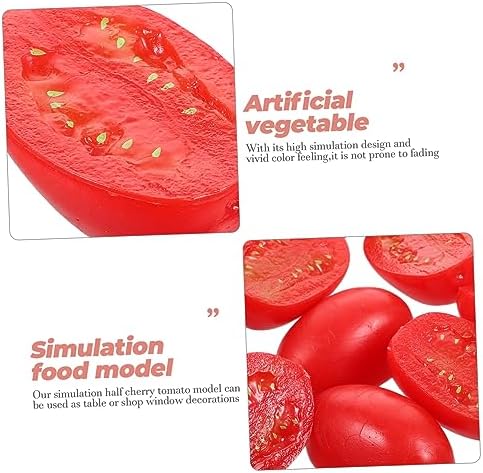 Cabilock Artificial Half Cherry Tomato Models for Decor