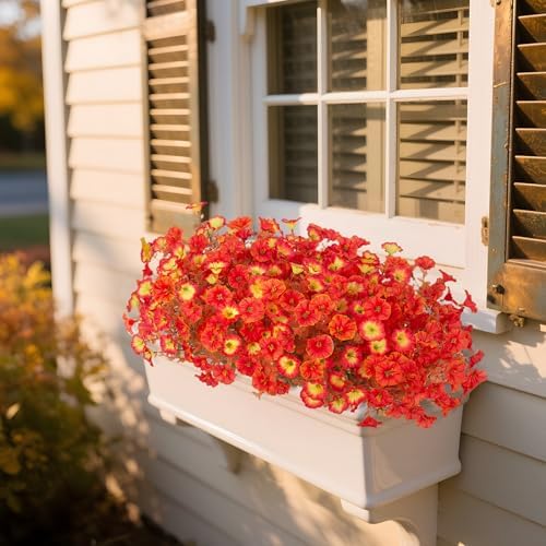 INXUGAO Fake Fall Flowers for Outdoor Decoration