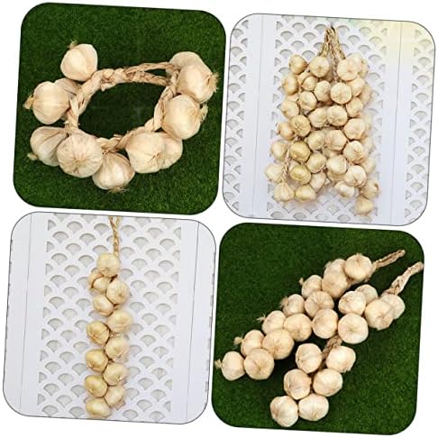 Mobestech 2Pcs Simulated Garlic Strings Halloween Decor