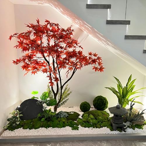 ESRADA Decorative Artificial Red Maple Tree 1x06m