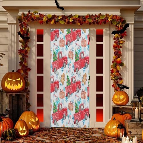 Susiyo Festive Door Cover with Snowflakes Design