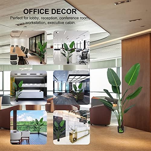Haihong Artificial Bird of Paradise Plant 5FT 1Pack