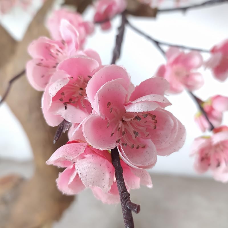 Artificial Plum Blossom Tree 1mx08m for Home Office Decor