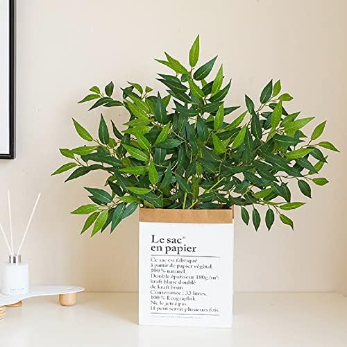 WEISPARK Artificial Italian Ruscus Garland 27in Greenery Stems