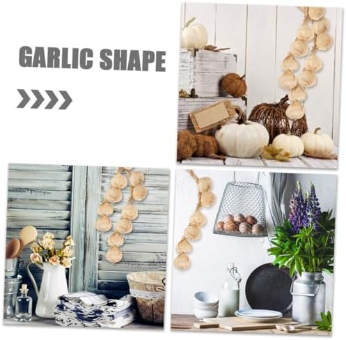 STOBAZA 2pcs Artificial Garlic String Decor