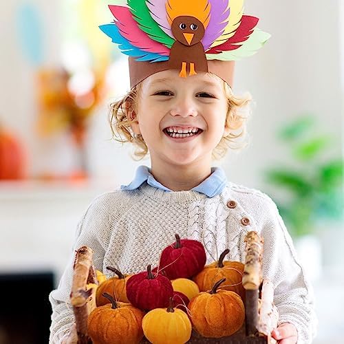 Sotiff 24 Pcs Fall Mini Tree Ornament Set