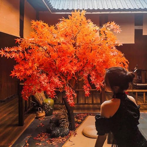 Outdoor Indoor Artificial Red Maple Tree 1x06m
