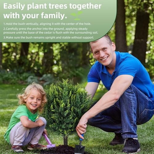 252 Inch Artificial Cedar Topiary 2 Pack