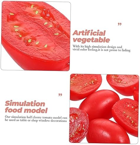 MAGICLULU 10pcs Fake Cherry Tomato Decor Models
