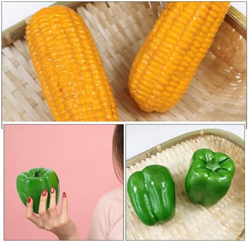 LOGOFUN 8Pcs Artificial Vegetable Props for Home Kitchen Photography