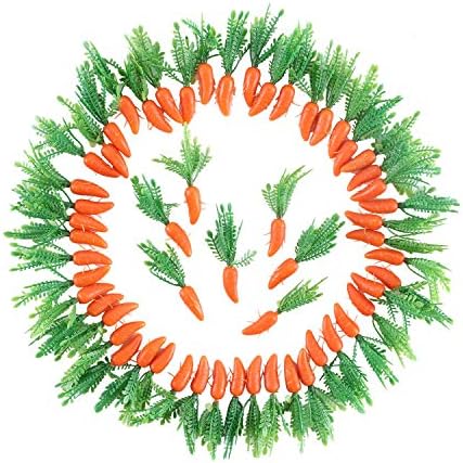 Mini Easter Carrots - 100PCS Artificial Decorations