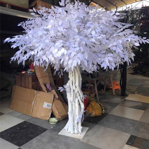 White Artificial Banyan Tree 1x08m for Indoor Dcor