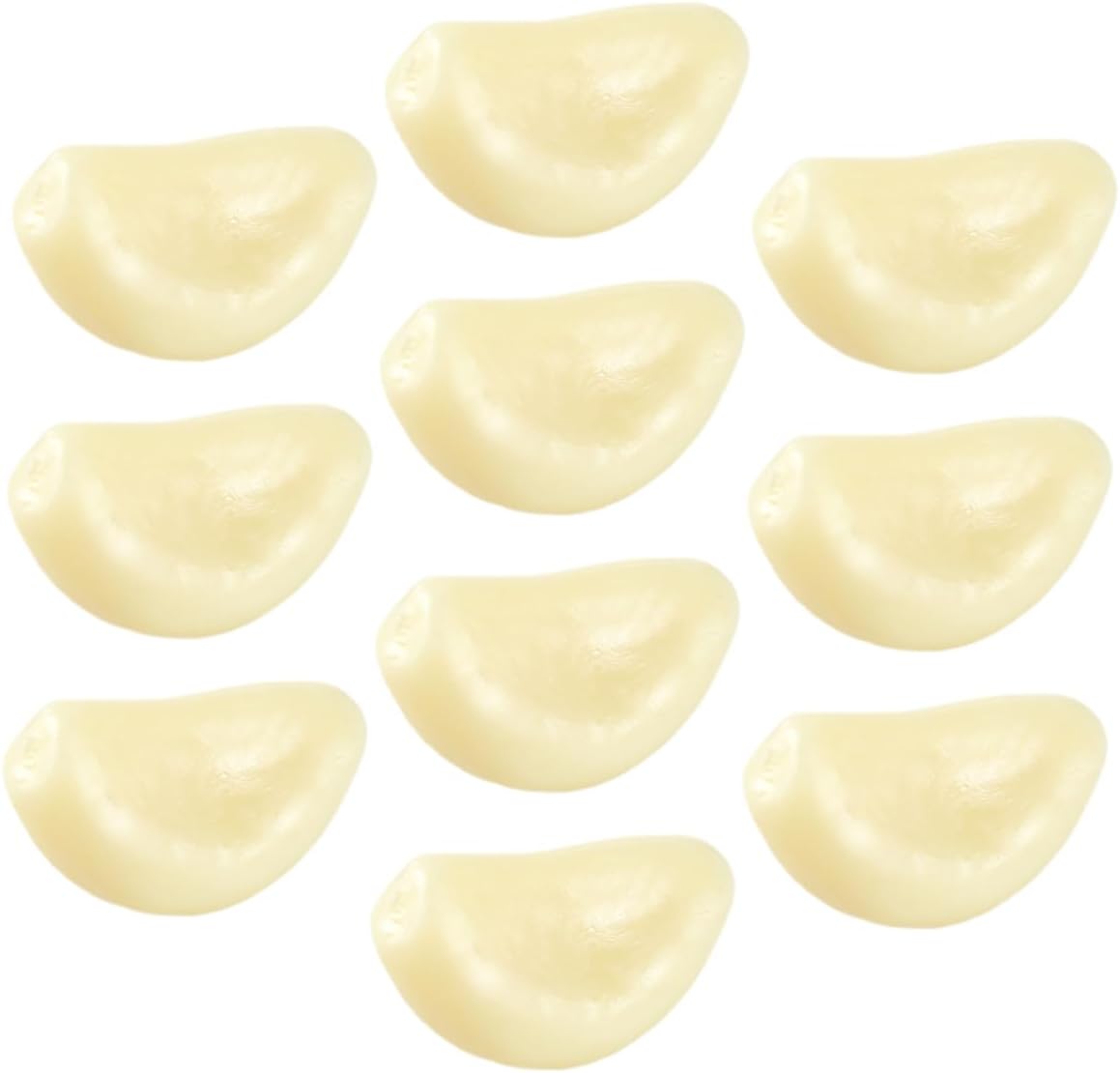 Magiclulu 10pcs Lifelike Garlic Flakes Decor