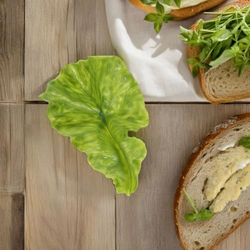 Realistic Artificial Lettuce Leaves for Kitchen Display
