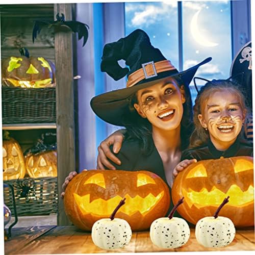PRETYZOOM 20pcs Hand Painted Faux Pumpkins for Halloween Decor