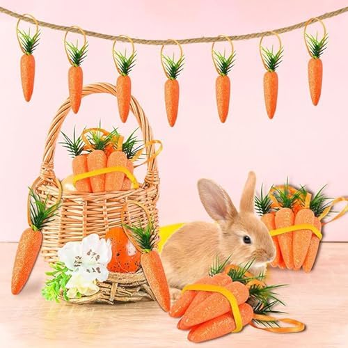 15 30pcs Artificial Vegetables Easter Party Decorations Carrot Ornaments