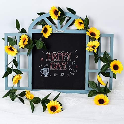 Lvydec 4 Pack Artificial Sunflower Garland