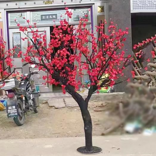 Artificial Plum Blossom Tree 1mx08m Fake Branches for Decor