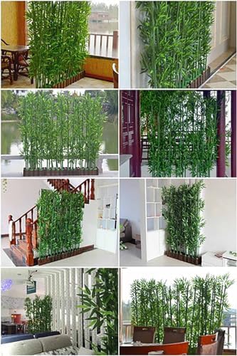 3-4-5-6 Ft Artificial Bamboo Plants for Home Garden