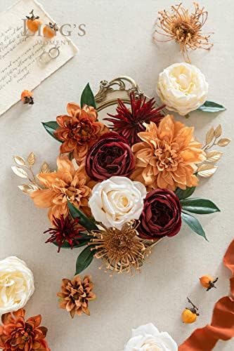 Lings Moment Fall Terracotta Artificial Flower Set