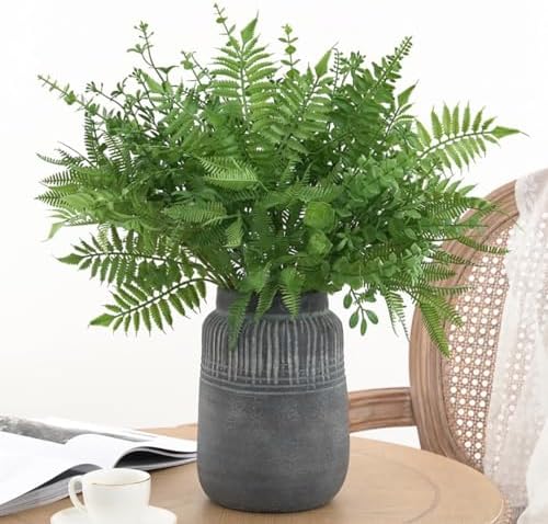 12 Pcs Mixed Eucalyptus Leaves Stems for Wedding Decor