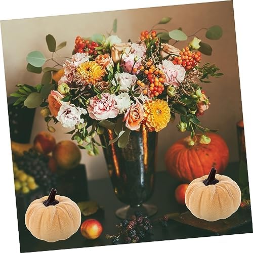 HAWILLOSCH 6pcs Fall Harvest Artificial Pumpkins Decorations