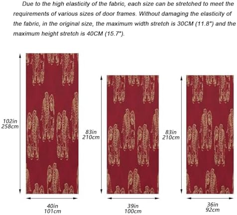 Susiyo Golden Little Elephant Halloween Door Cover