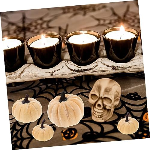 ULDIGI 6pcs Artificial Pumpkins Realistic Halloween Decor