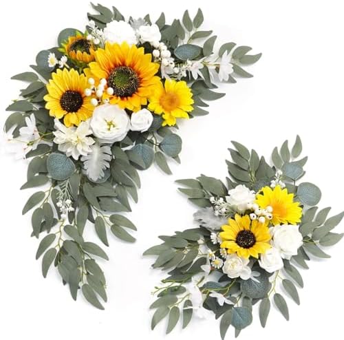 Faux Flower Swag Set of 2 for Wedding Welcome Signs