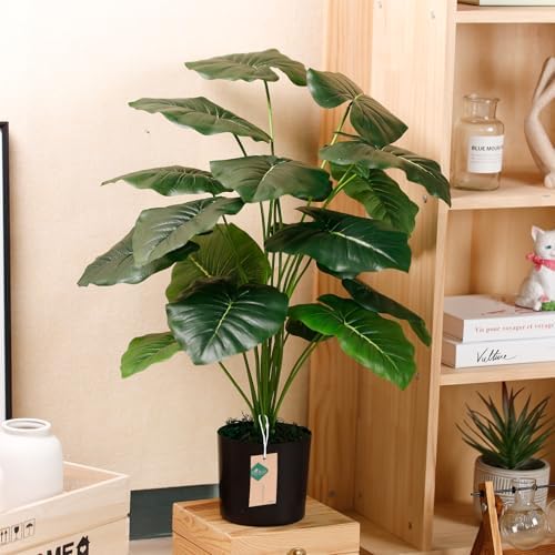 Der Rose 28 Inch Artificial Tropical Plant Indoor Decor