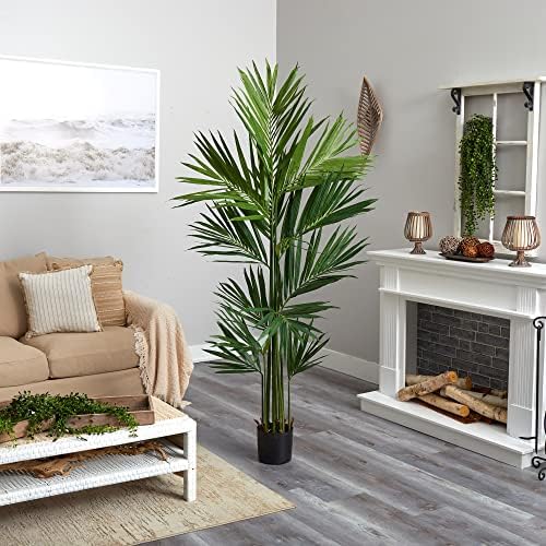Nearly Natural 7ft Kentia Palm Artificial Tree
