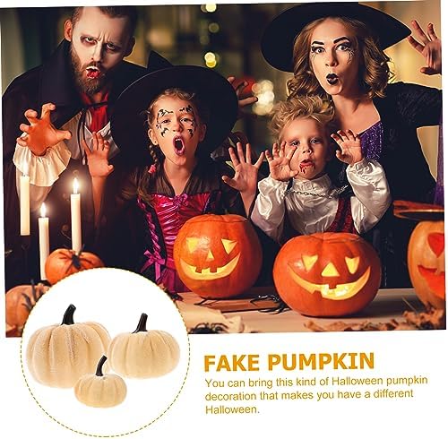 ULDIGI 6pcs Artificial Pumpkins Realistic Halloween Decor