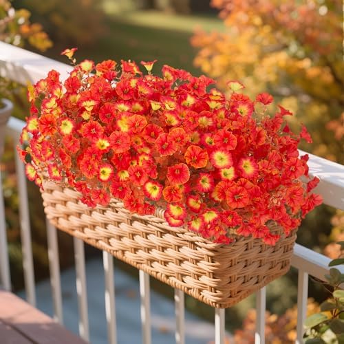 INXUGAO Fake Fall Flowers for Outdoor Decoration