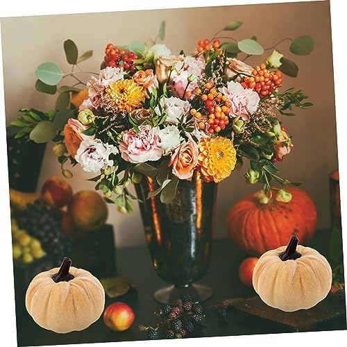 ULDIGI 6pcs Artificial Pumpkins Realistic Halloween Decor