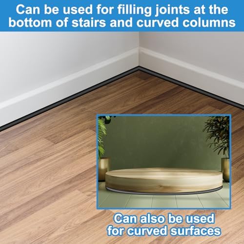 4 Meter Black Rubber Door Draft Stopper for Bedrooms
